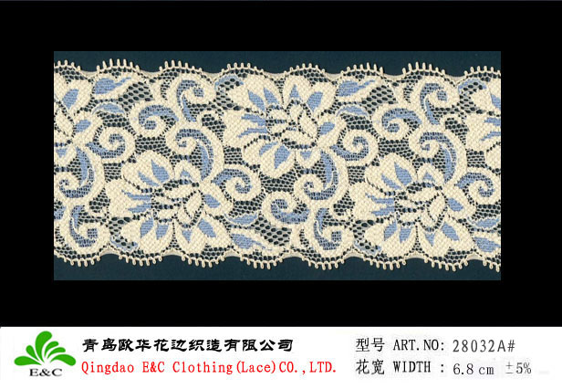 nylon spandex lace 28032A