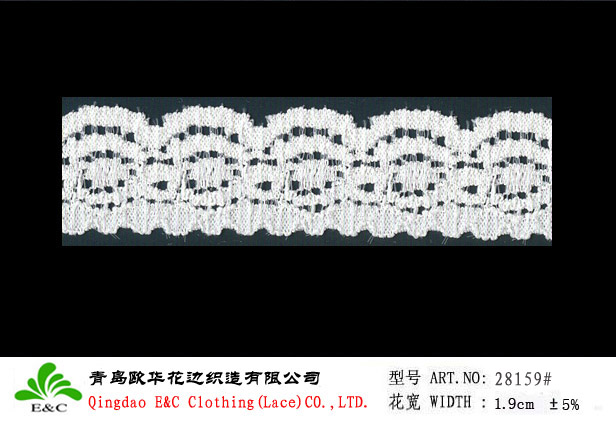 narrow stretch lace 28159