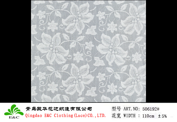 Jacquard Floral Lace Fabric 506192