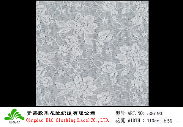Warp Knitted Lace Fabric 506193