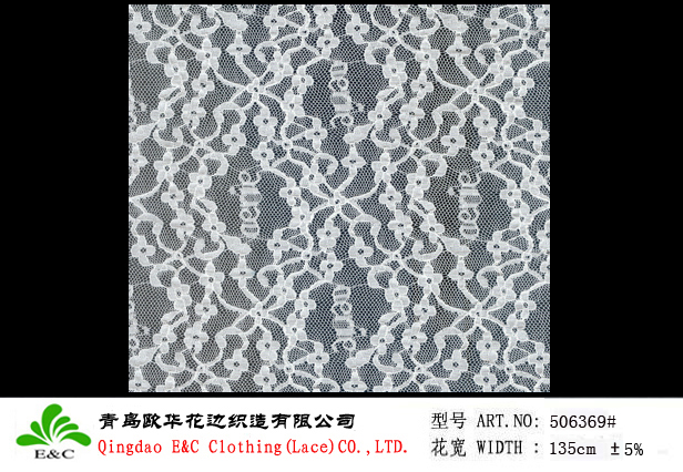 Small Floral Lace Fabric 506369