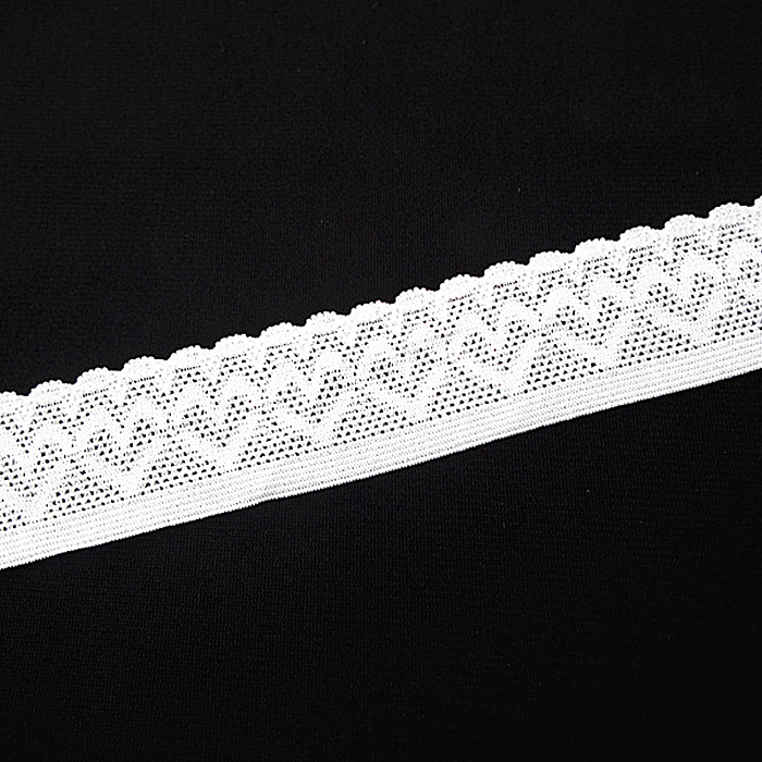 Heart Design Jacquard Elastic Lace Webbing EK3104-29