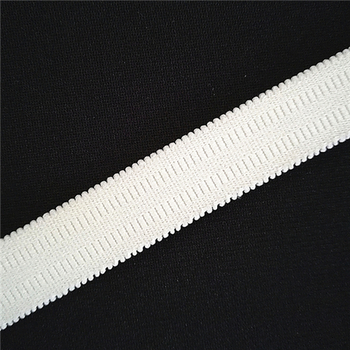 picot edge ribbed woven elastic band EW6245-16