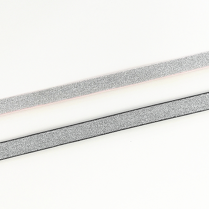Silver Glitter Elastic Band EW6283-10