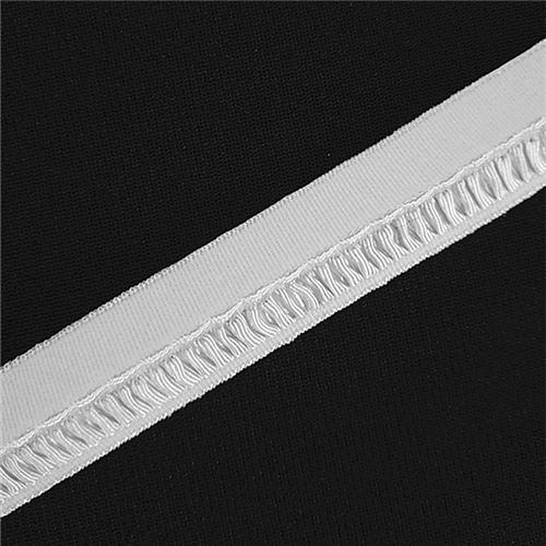 Ruffled Face Scallop Edge Folded Woven Elastic EW7097-12