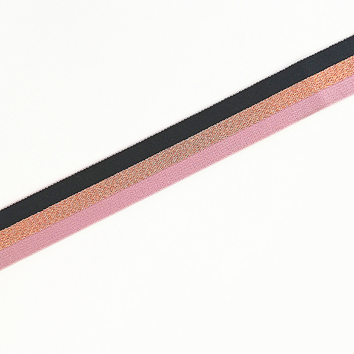 Gold Glitter Elastic Webbing EW8507-22