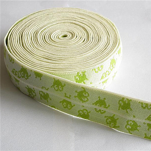 Ooga Pattern Center Fold Binding Elastic EW9155-26