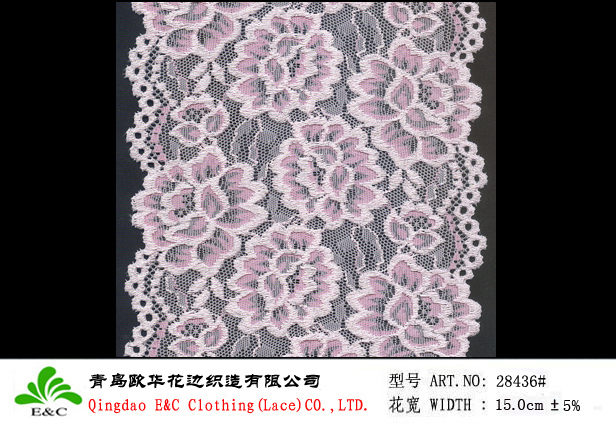 elastic rayon lace 28436