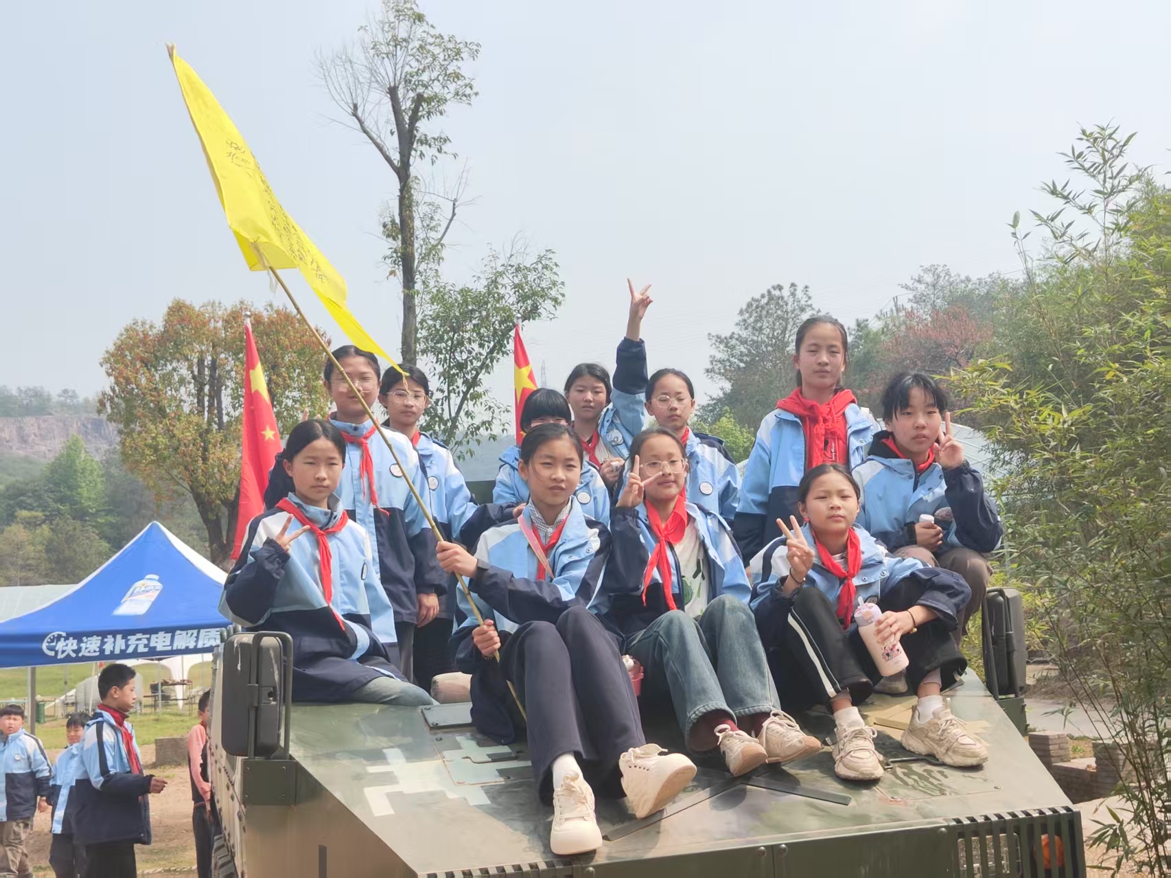 欢迎义乌市西山下小学来基地研学活动