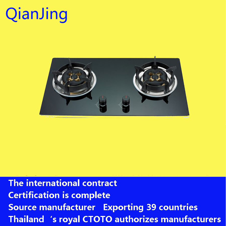 Dual head gas cooker yf-137