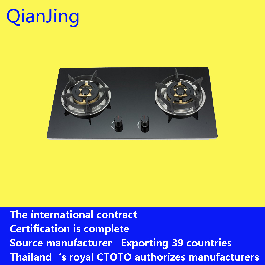 Dual head gas cooker yf-138