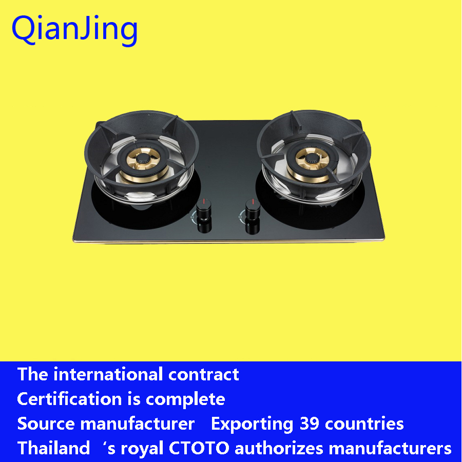 Dual head gas cooker yf-140