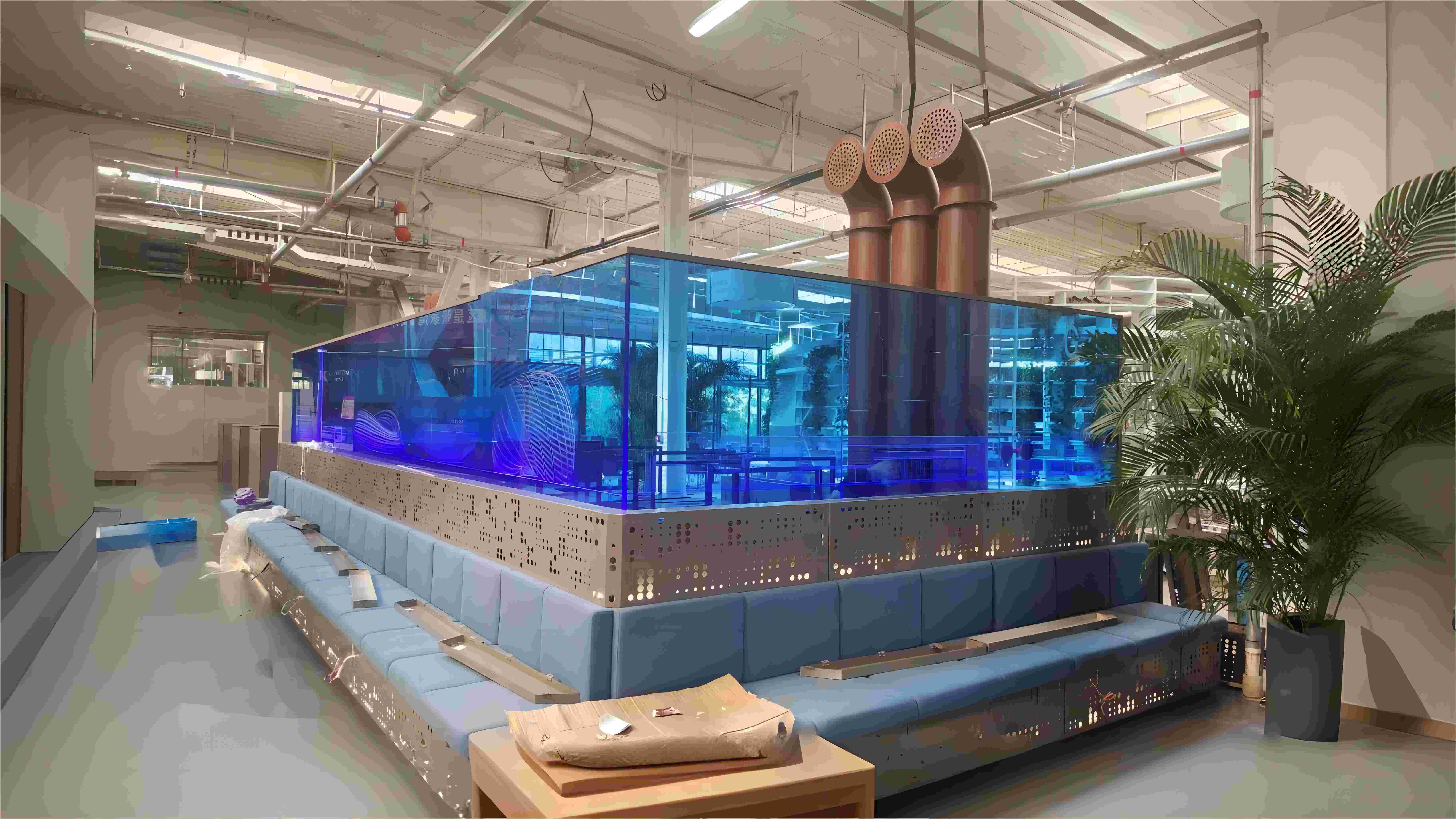亞克力大型水族館造景