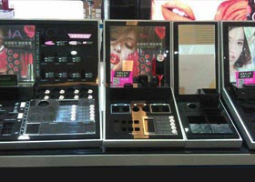 美寶蓮亞克力化妝品展示架