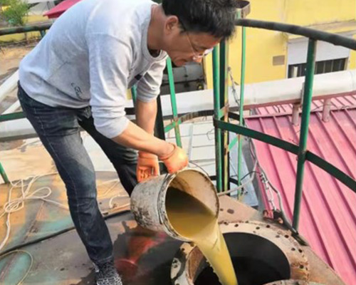 河北某垃圾滲濾液現場