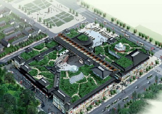 西安秦汉唐天幕广场