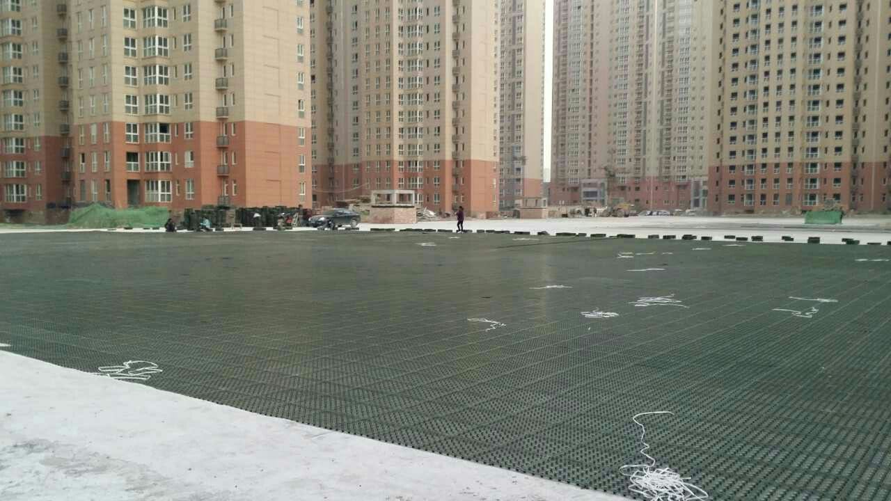 排水板施工现场