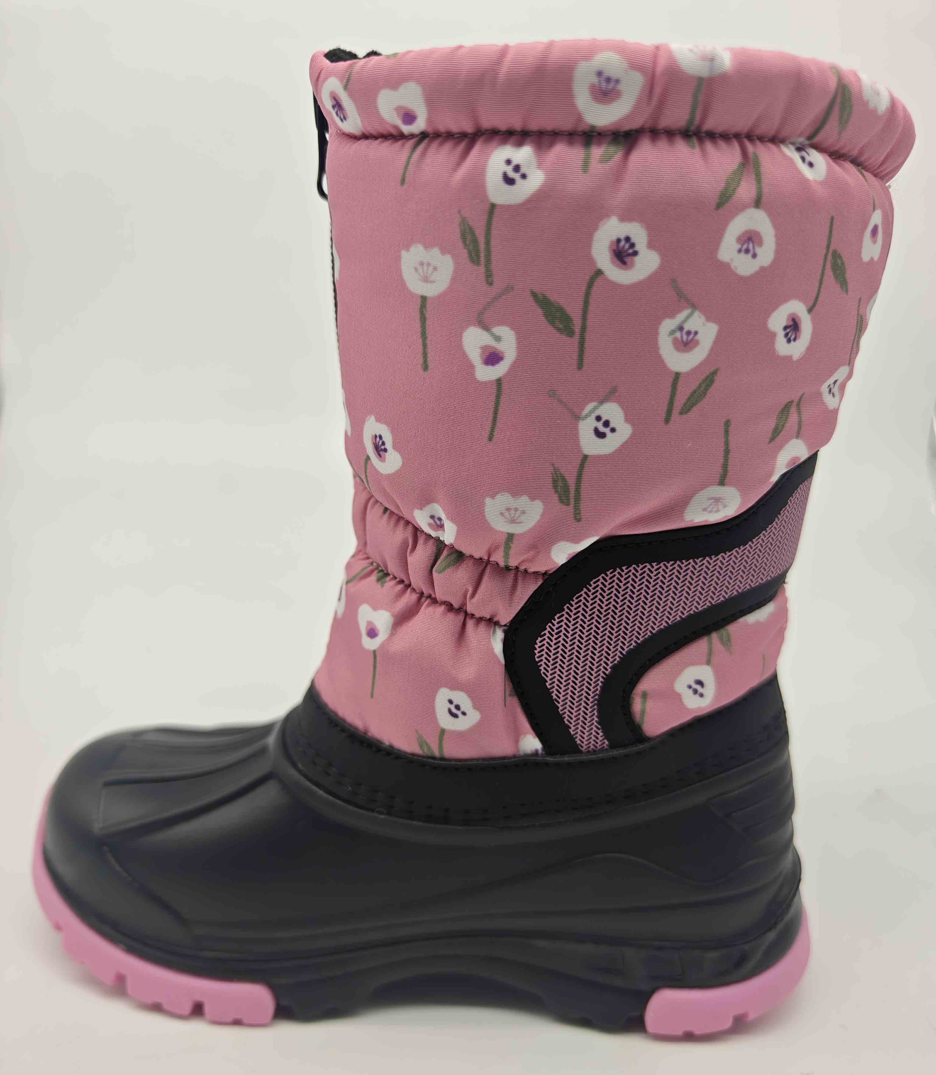 Waterproof Fur Lined Warm Anti-Slip Winter Shoes Outdoor Walking Snow Boots