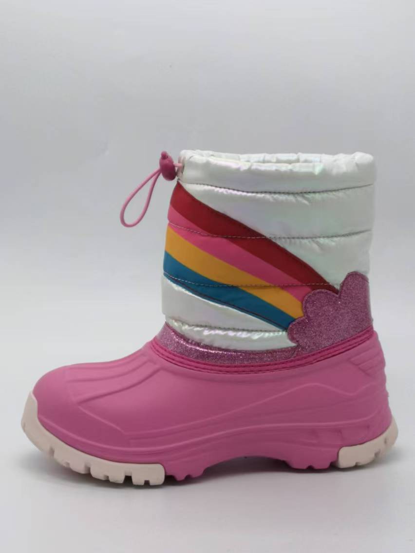 Waterproof Fur Lined Warm Anti-Slip Winter Shoes Outdoor Walking Snow Boots