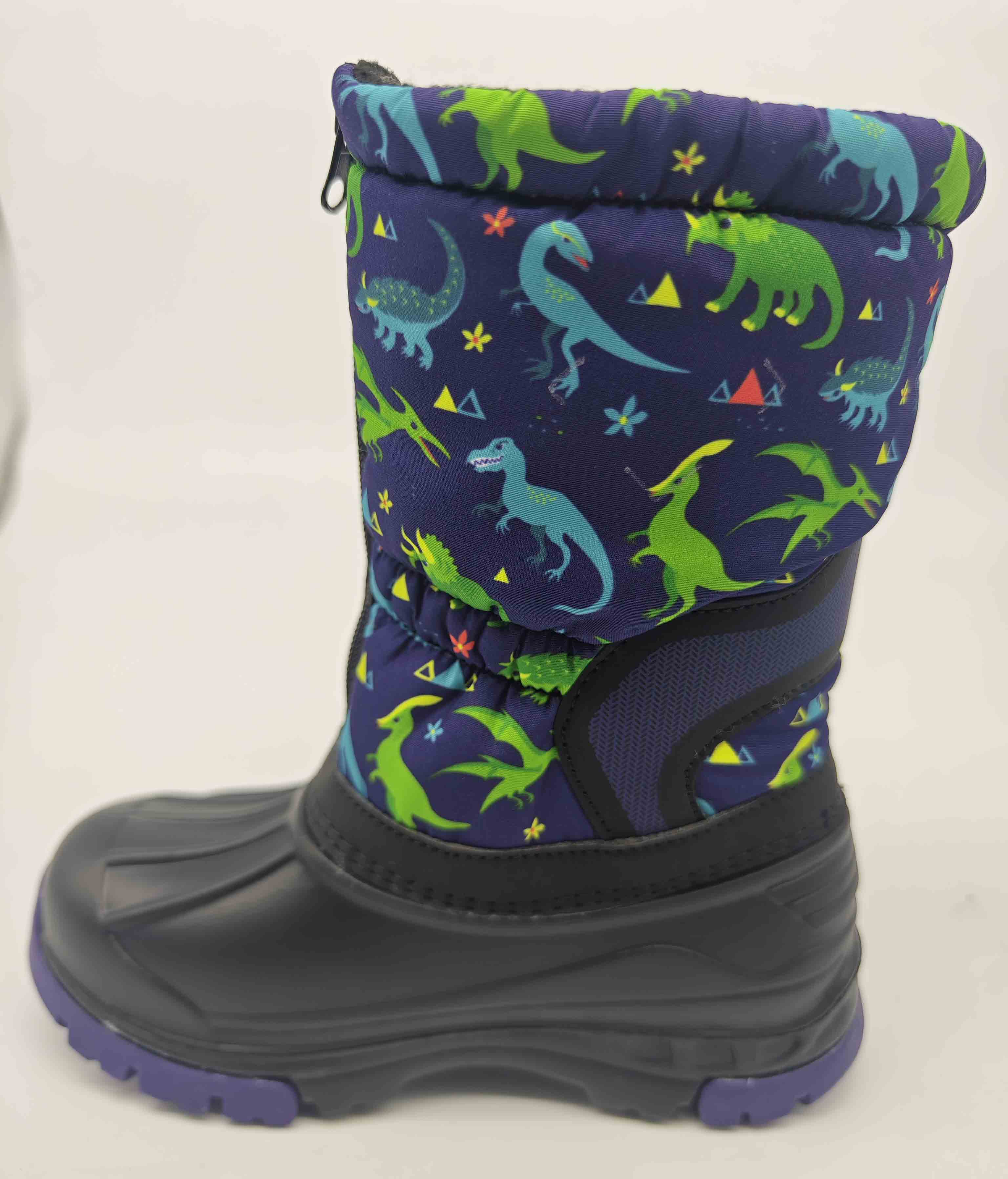 Waterproof Fur Lined Warm Anti-Slip Winter Shoes Outdoor Walking Snow Boots