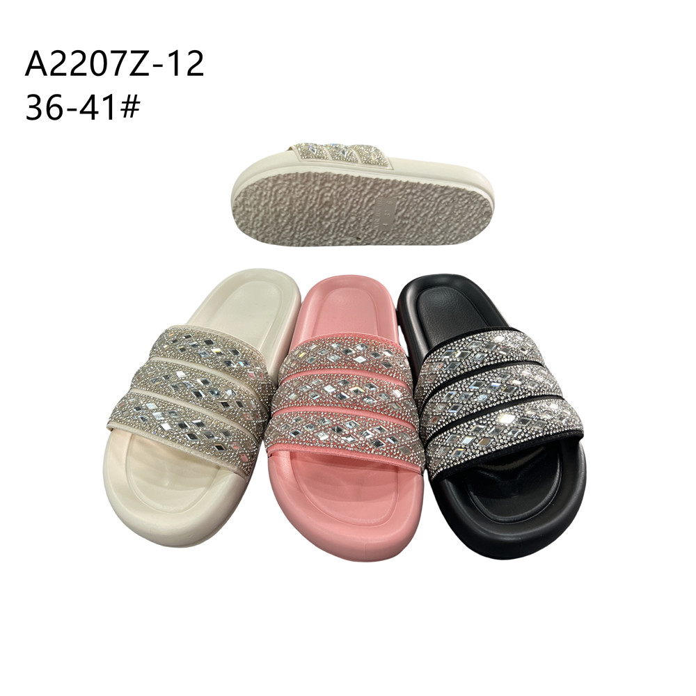 hot sale diamond pvc slippers