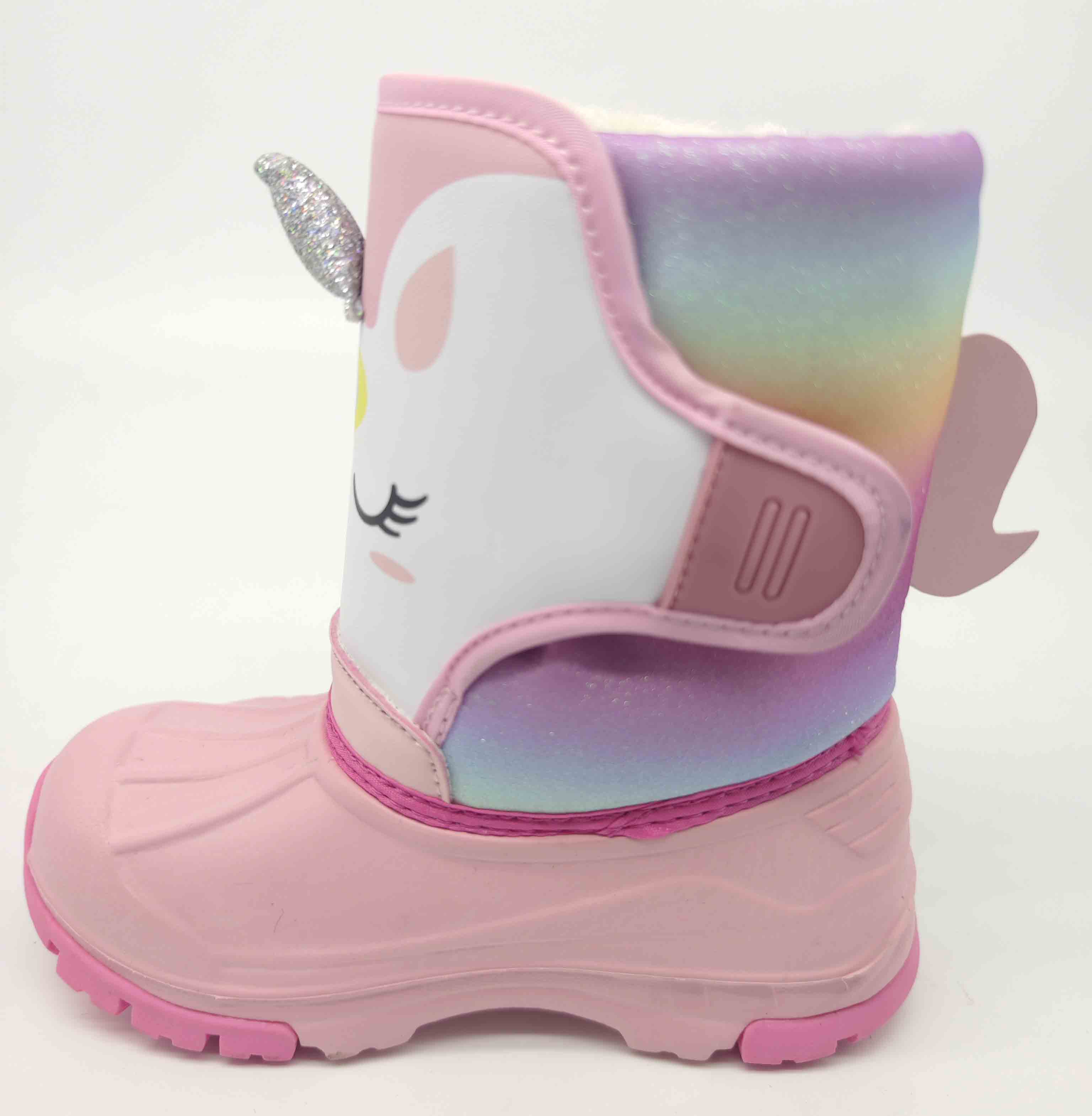 Waterproof Fur Lined Warm Anti-Slip Winter Shoes Outdoor Walking Snow Boots