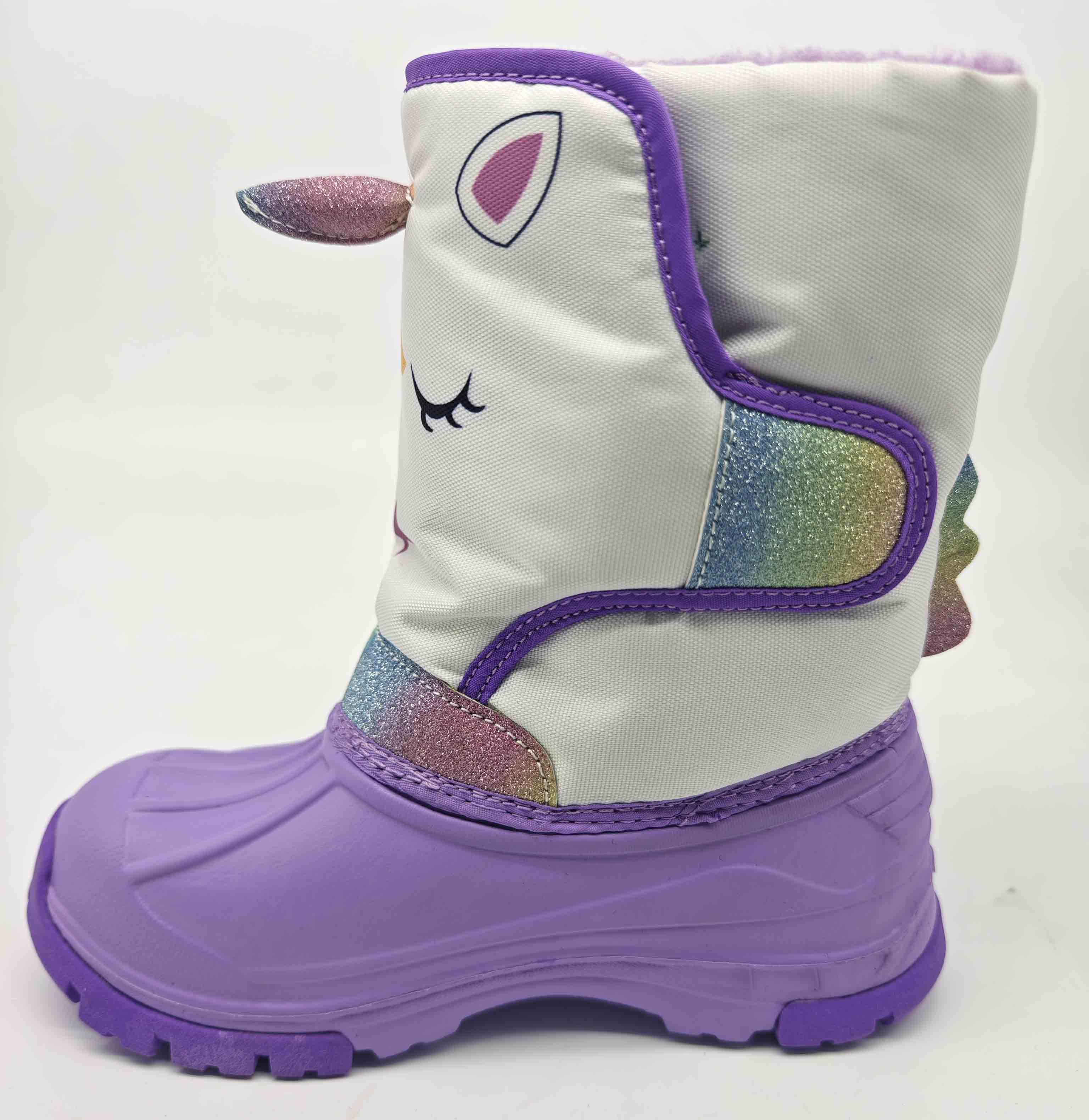 Waterproof Fur Lined Warm Anti-Slip Winter Shoes Outdoor Walking Snow Boots