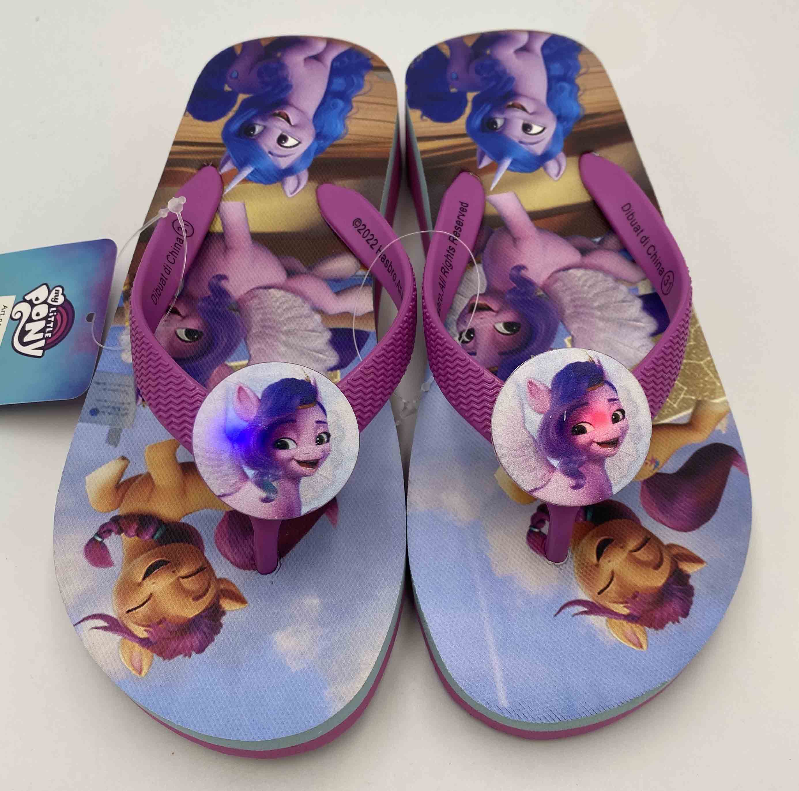 flip flops with light