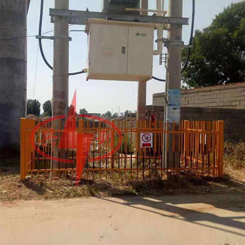 箱变隔离围栏（锌钢材质，黄黑）