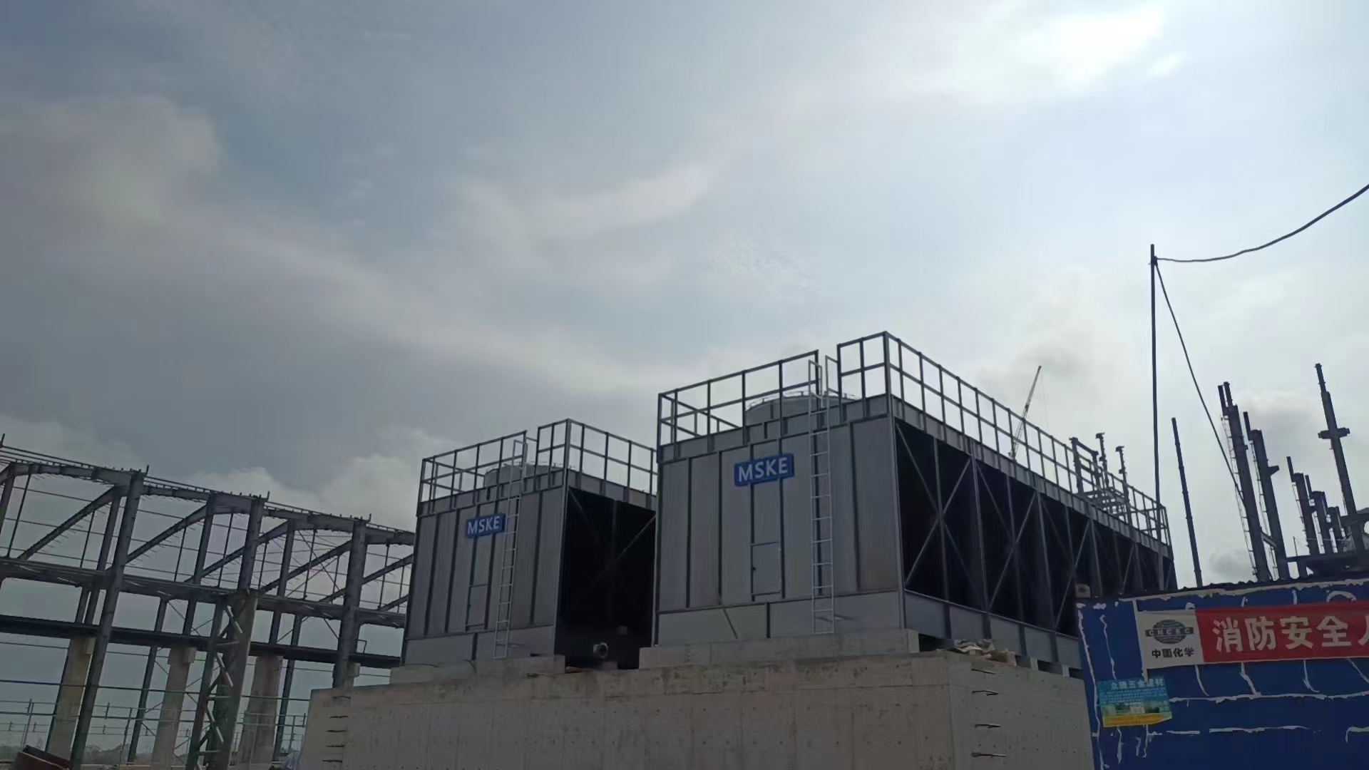 GTX全钢方形横流冷却塔