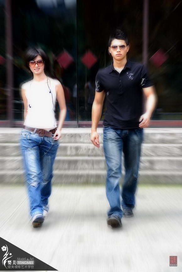 2007、5 采风孙梦婷、黄凯