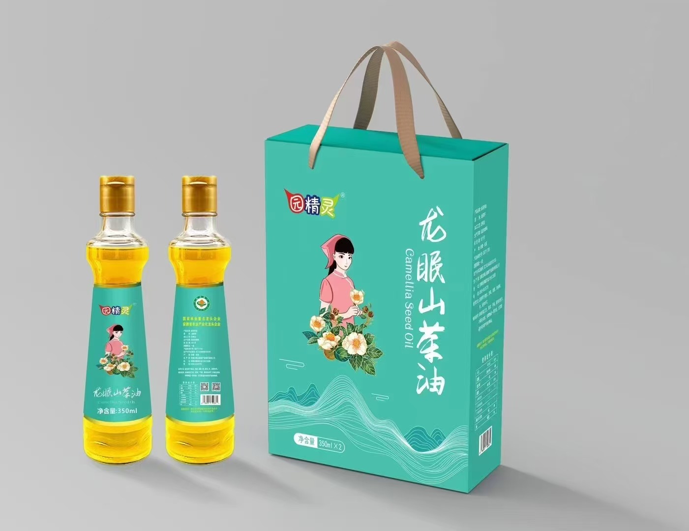 龙眠山350ML*2山茶油