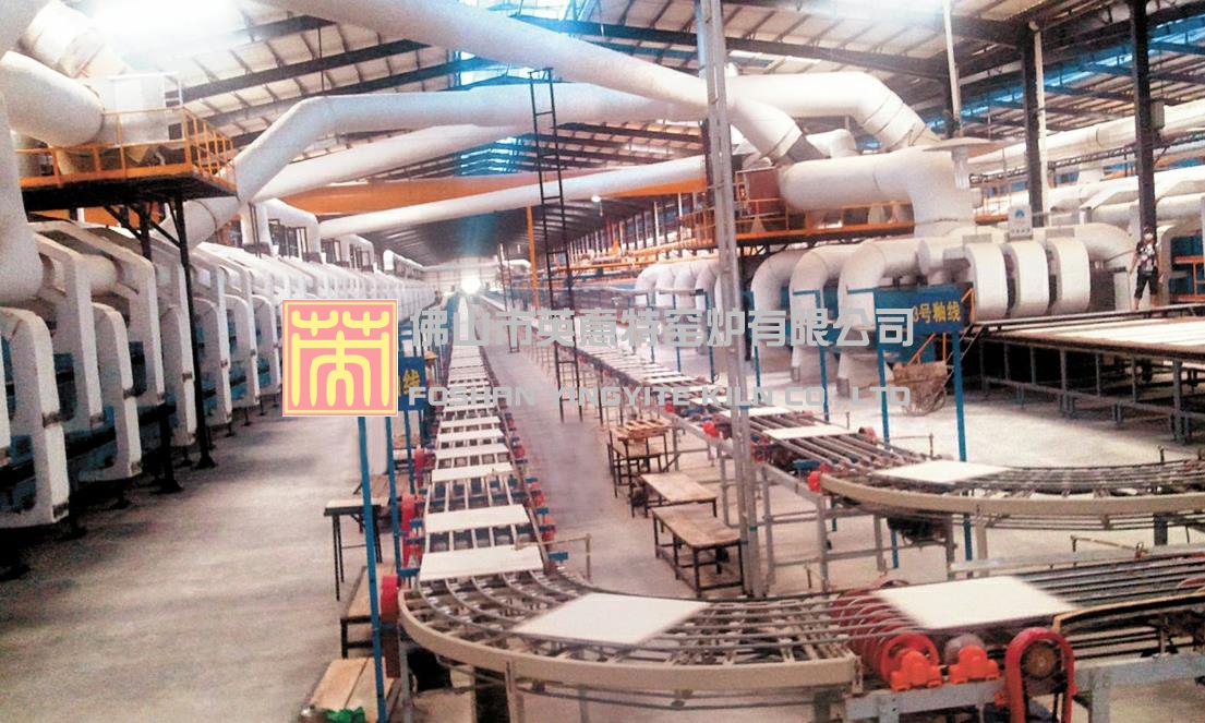 輥道窯輸送釉線(xiàn)