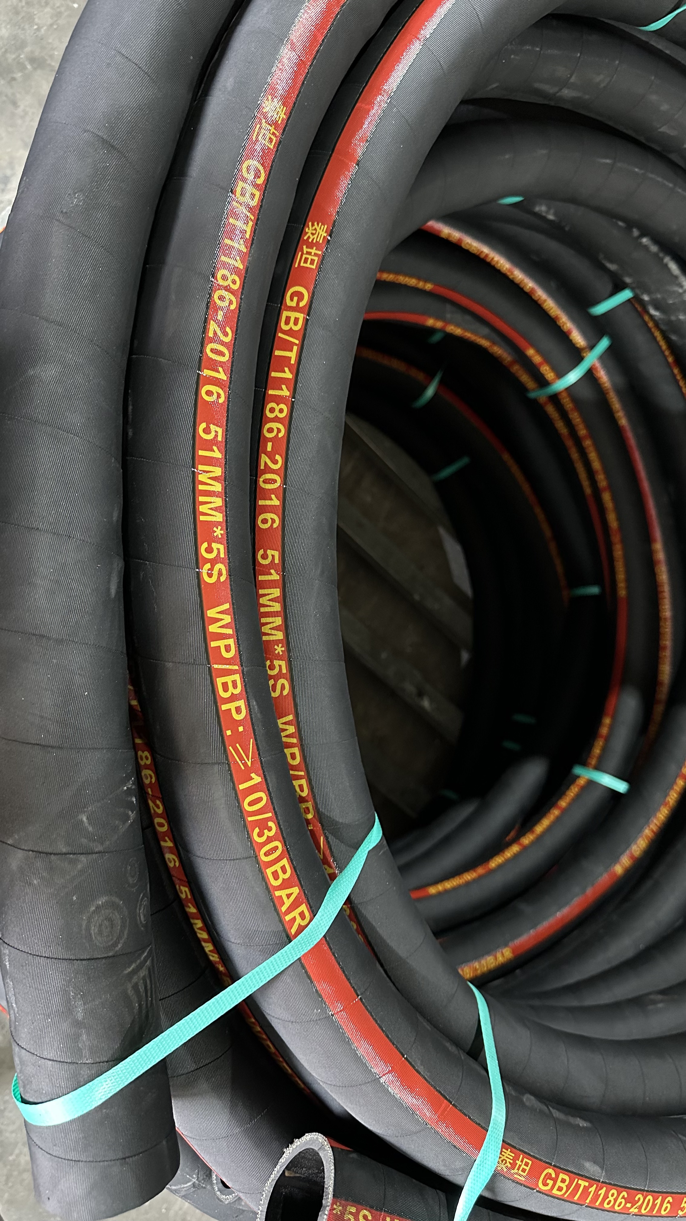 夹布输水胶管,口径51mm