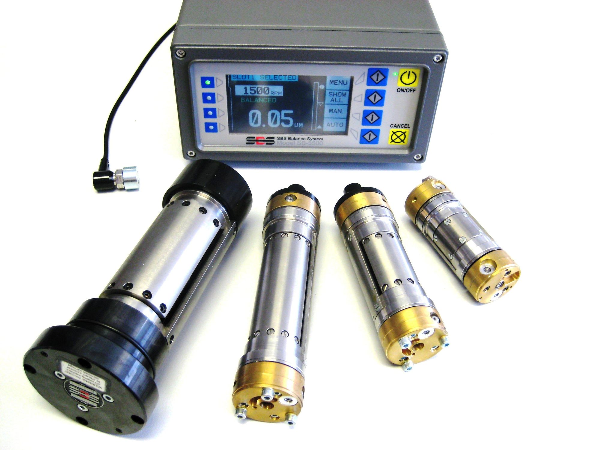 磨床砂轮自动平衡系统主轴内装式