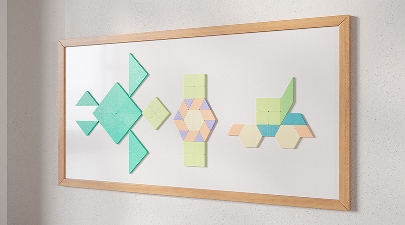 MDD-5035多边形积木（不含磁力板和收纳盒）（零售价：520元）