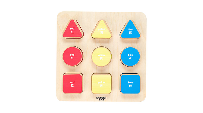 MDD-XXB-006  几何颜色配对学习板（售价：308元）