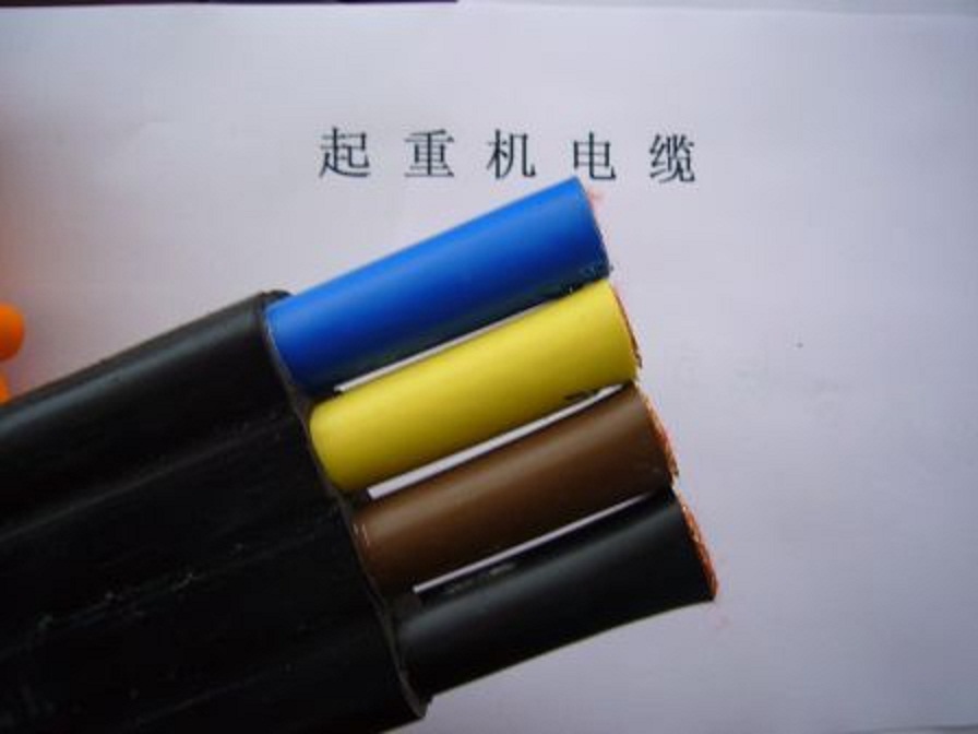 抗拉带钢丝扁平卷筒电缆