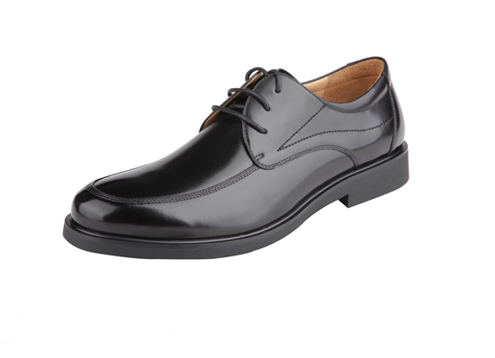 Informal men's leather shoes for police