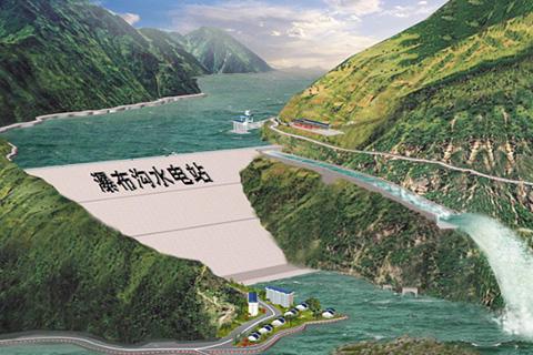 国电瀑布沟电站