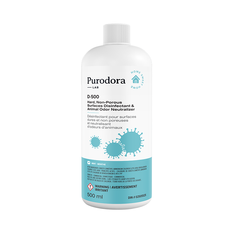 加拿大Purodora LAB淳雾宠物除味剂和硬物表面消毒剂 500ml