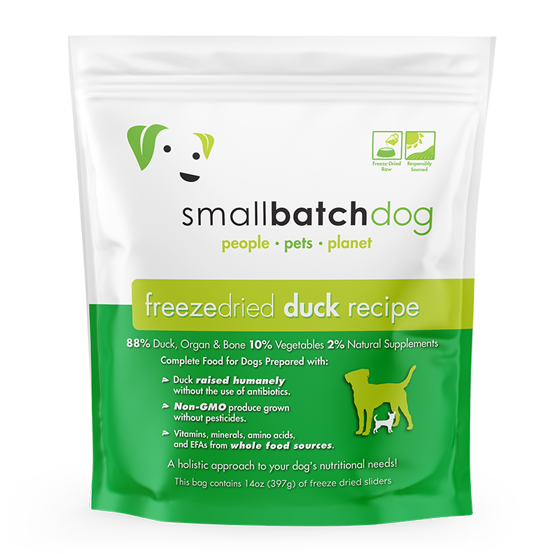美国SmallBath时佰集鸭肉口味犬冻干全犬种 14oz