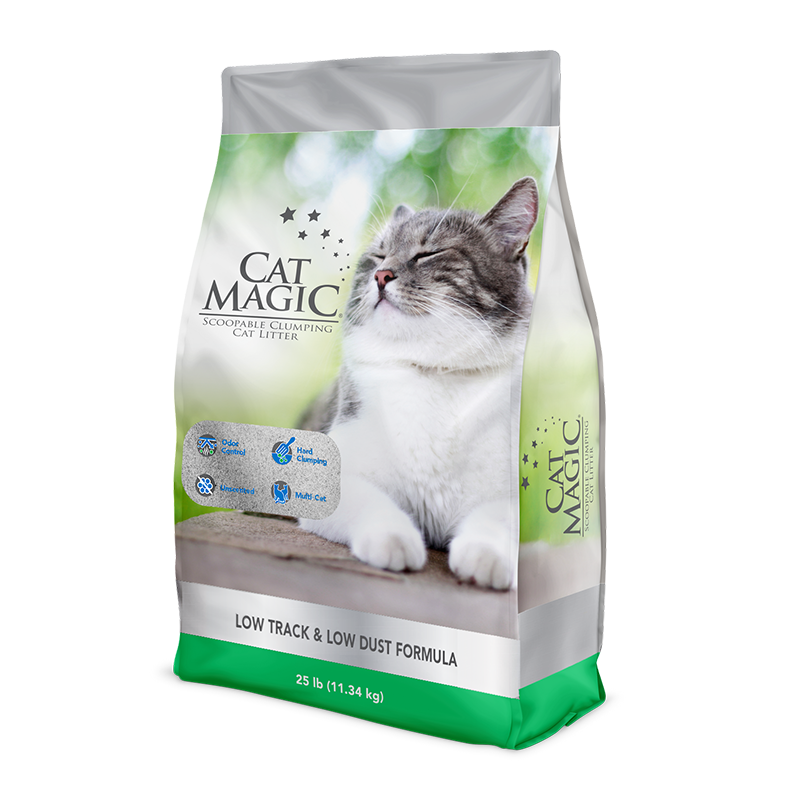美国CAT MAGIC喵洁客天然膨润土猫砂（银标-低尘健康）25磅