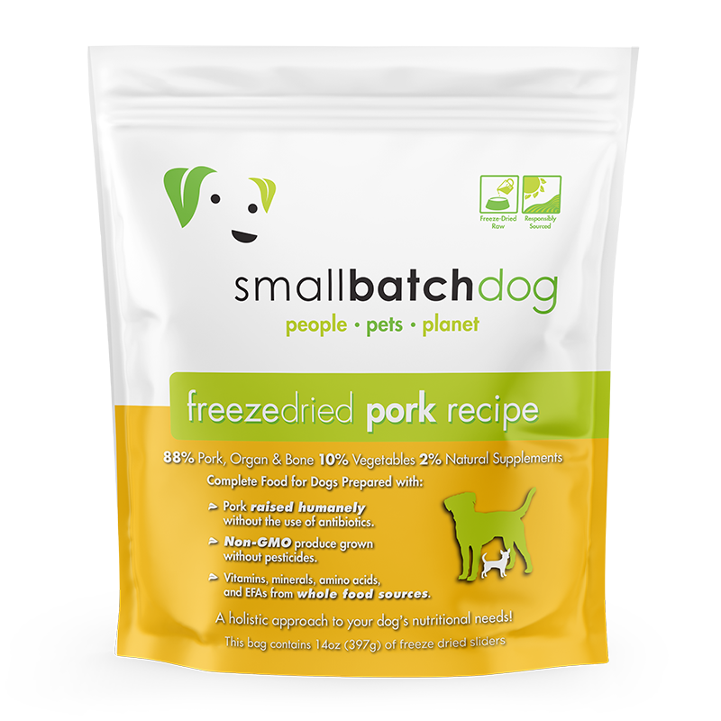 美国SmallBath时佰集猪肉口味犬冻干全犬种 14oz