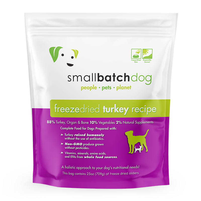 美国SmallBath时佰集火鸡肉口味犬冻干全犬种 25oz