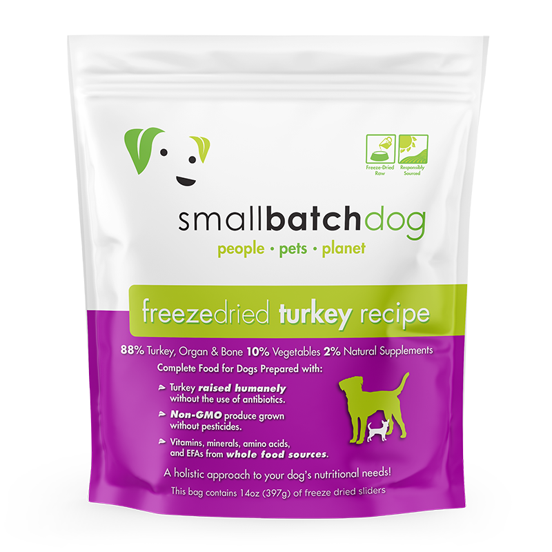 美国SmallBath时佰集火鸡肉口味犬冻干全犬种 14oz