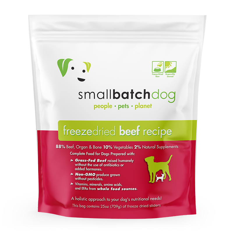 美国SmallBath时佰集牛肉口味犬冻干全犬种 25oz