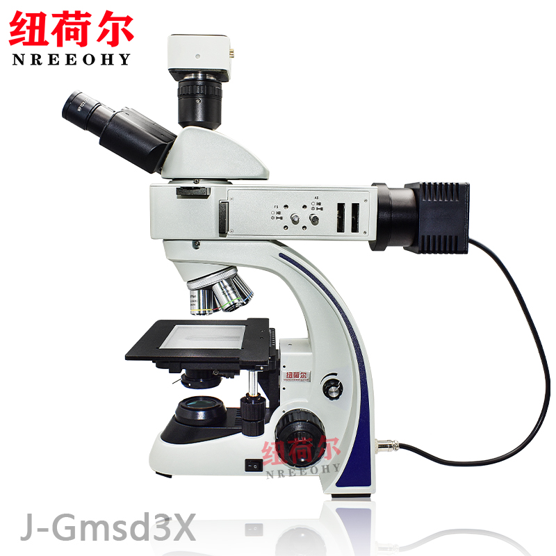 金相显微镜J-Gmsd3X支持高倍观察尺寸测量比例尺添加图像捕捉J-Gmsd3X