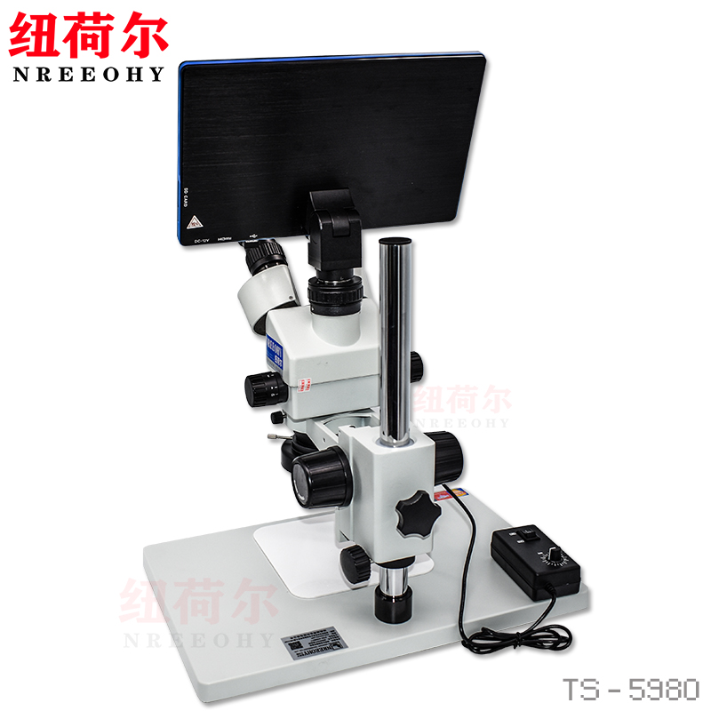 超高精细体视显微镜专业视频显微镜数码显微镜工业光学显微镜TS-5980豪华版【新机上市】