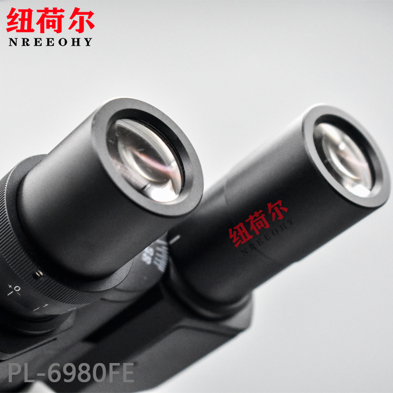 偏光显微镜PL-6980FE无应力偏光镜头支持尺寸测量比例尺添加PL-6980FE
